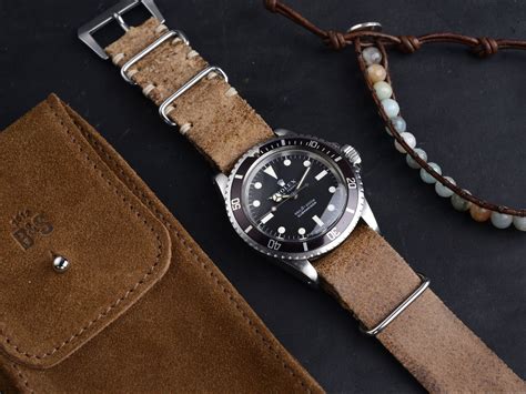 rolex military nato strap|Rolex 20mm leather strap.